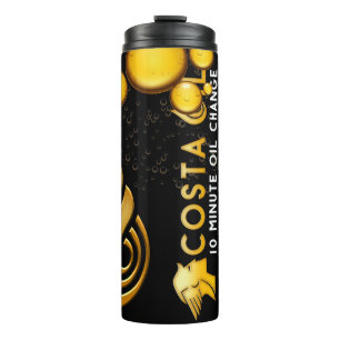 Costa Oil Oil Drop and Stripe Thermal Tumbler