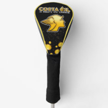 Costa Oil Oil Drop Design Golf Head Cover