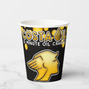 Costa Oil Paper Cups