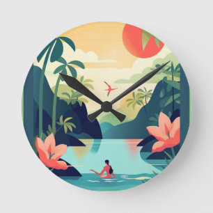 COSTA RICA #1 ROUND CLOCK