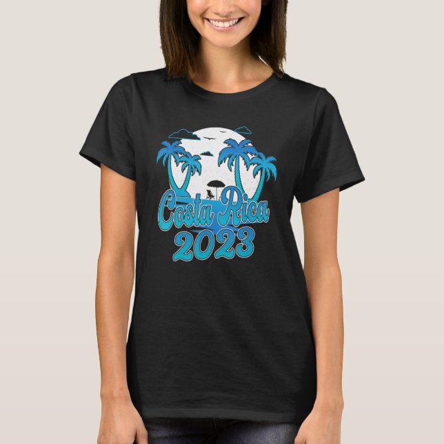 Costa Rica 2023 Family Matching Vacation Beach Sou T-Shirt (Front)
