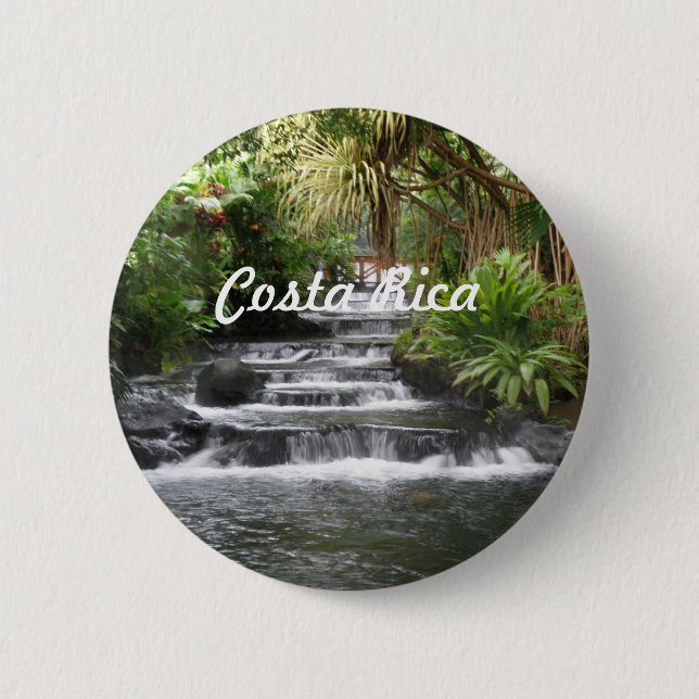 Costa Rica 6 Cm Round Badge (Front)