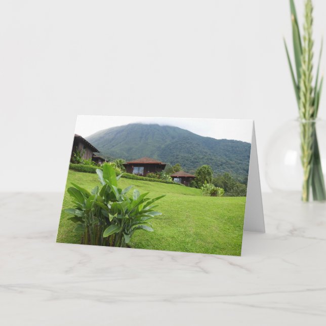 Costa Rica, arenal volcano, Card (Front)
