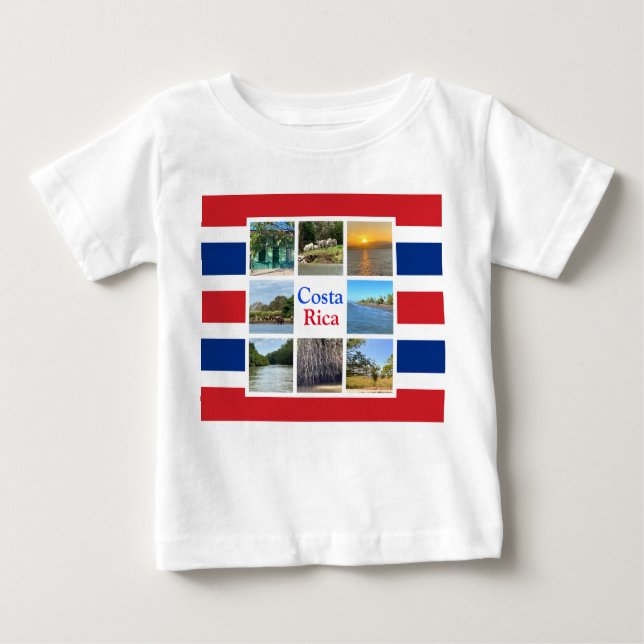 Costa Rica Baby T-Shirt (Front)