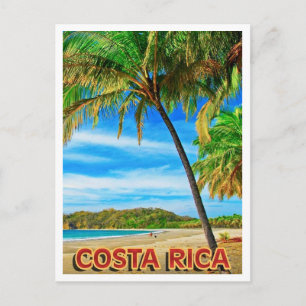Costa Rica Beach Postcard