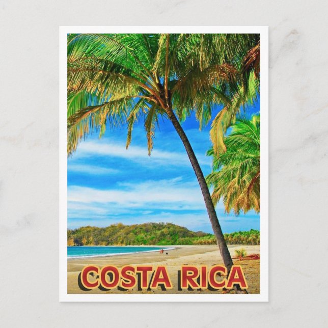Costa Rica Beach Postcard (Front)