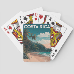 Costa Rica Beach Pura Vida Playing Cards
