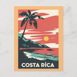 Costa Rica Beach Pura Vida Postcard