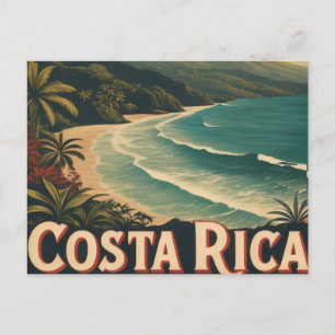 Costa Rica Beach Pura Vida Postcard