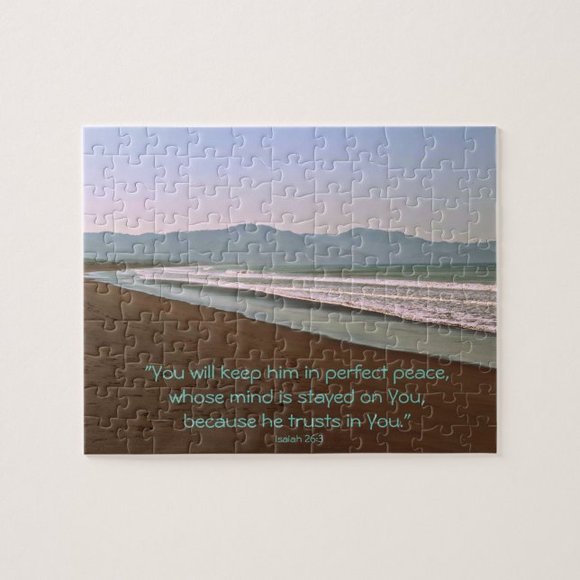 Costa Rica, Beach with Mountains Photo Jigsaw Puzzle (Horizontal)