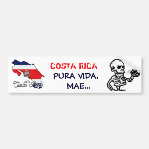 Costa Rica Bumper Sticker - Customised