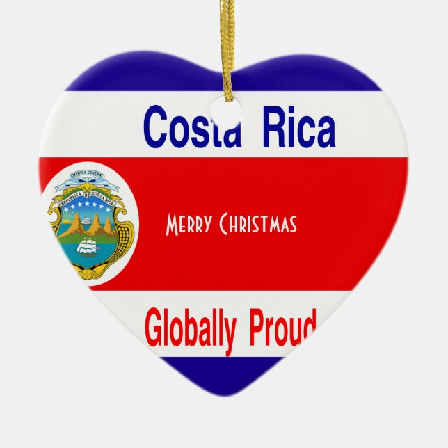 Costa rica ceramic tree decoration (Front)