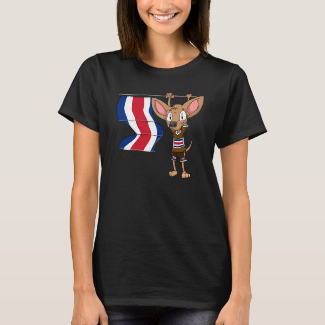 Costa Rica Chihuahua T-Shirt (Front)