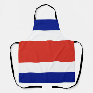Costa Rica Civil Flag Apron