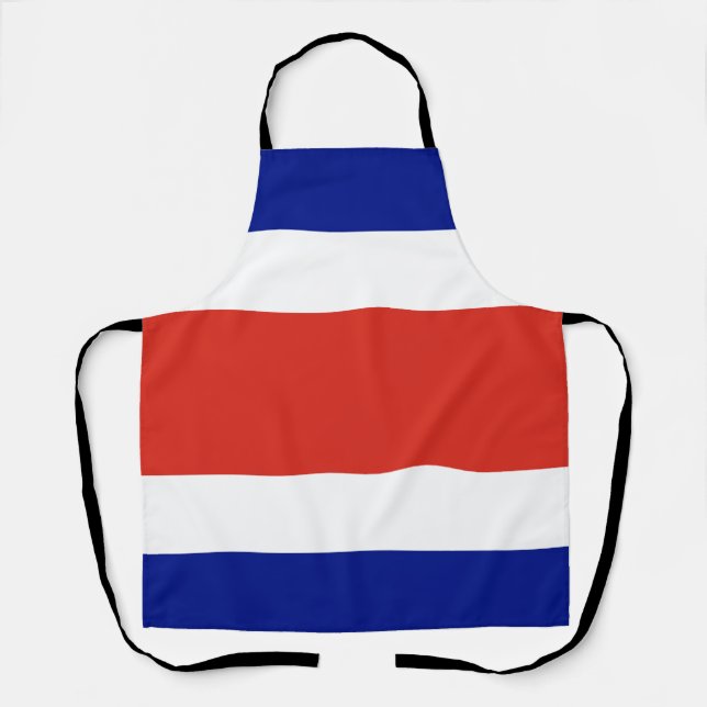 Costa Rica Civil Flag Apron (Front)