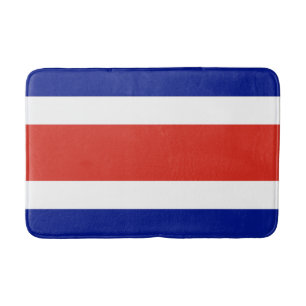 Costa Rica Civil Flag Bath Mat