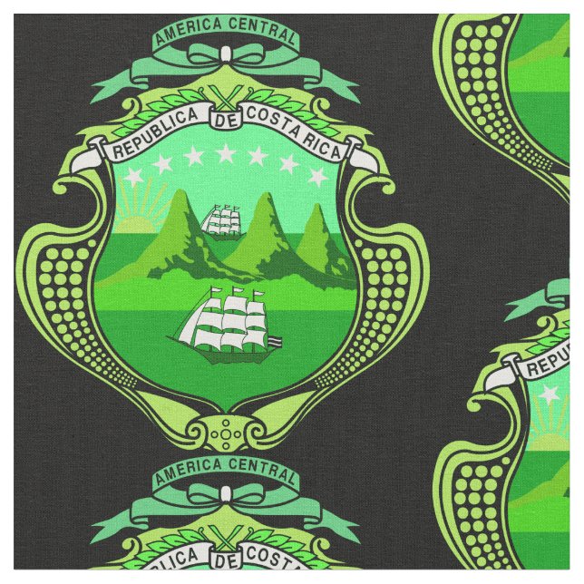 Costa Rica COA Fabric (Close Up)