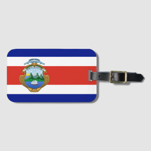 Costa Rica (coat of arms/ flag) Luggage Tag