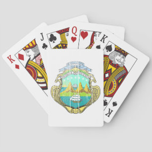 Costa Rica Coat Of Arms Playing Cards