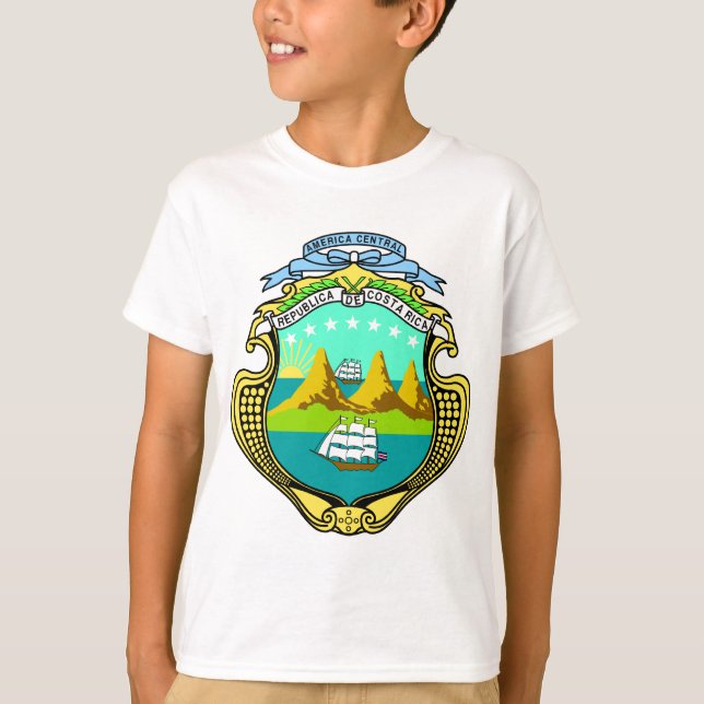 Costa Rica coat of arms T-Shirt (Front)