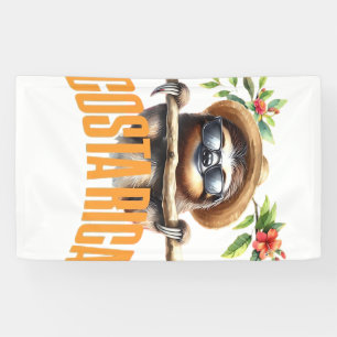 Costa Rica cool sloth Classic T-Shirt Banner