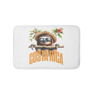 Costa Rica cool sloth Classic T-Shirt Bath Mat