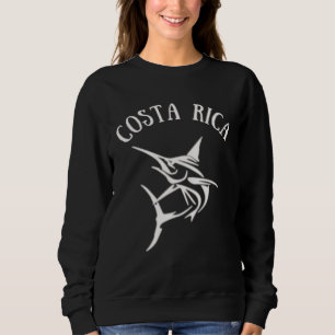 Costa Rica Deep Sea Fishing Jumping Marlin Sweatshirt