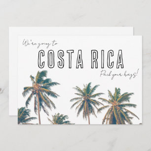 Costa Rica Destination Beach Wedding Save the Date
