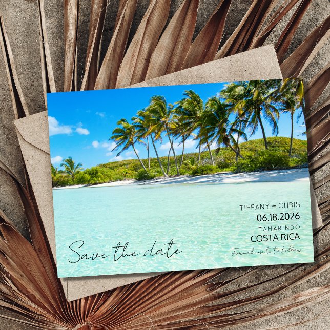 Costa Rica Destination Beach Wedding  Save The Date (Creator Uploaded)