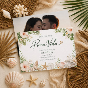 Costa Rica Destination Wedding Photo Save The Date