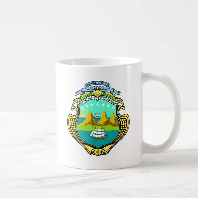 costa rica emblem coffee mug (Right)
