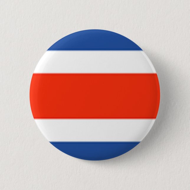 Costa Rica Flag 6 Cm Round Badge (Front)
