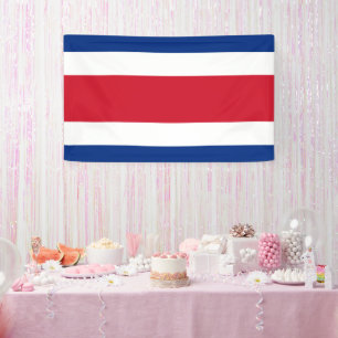 Costa Rica flag Banner