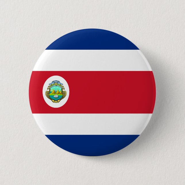 Costa Rica flag button (Front)