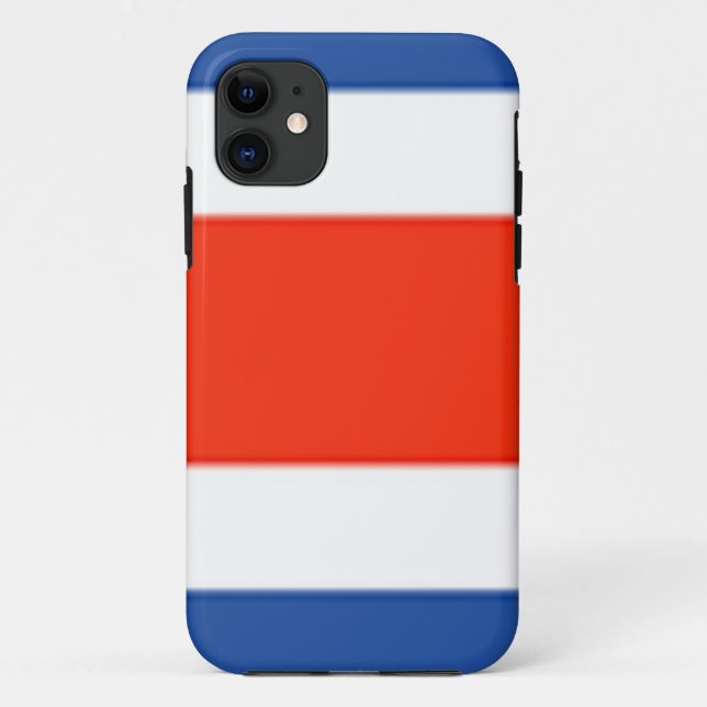 Costa Rica Flag Case-Mate iPhone Case (Back)