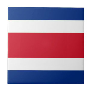 Costa Rica flag Ceramic Tile