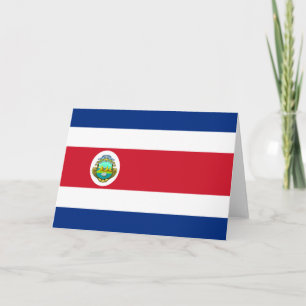 Costa Rica Flag CR Card
