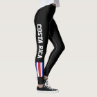 Costa Rica Flag custom leggings