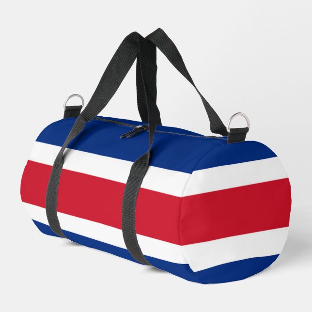 Costa Rica flag Duffle Bag (Left Corner)