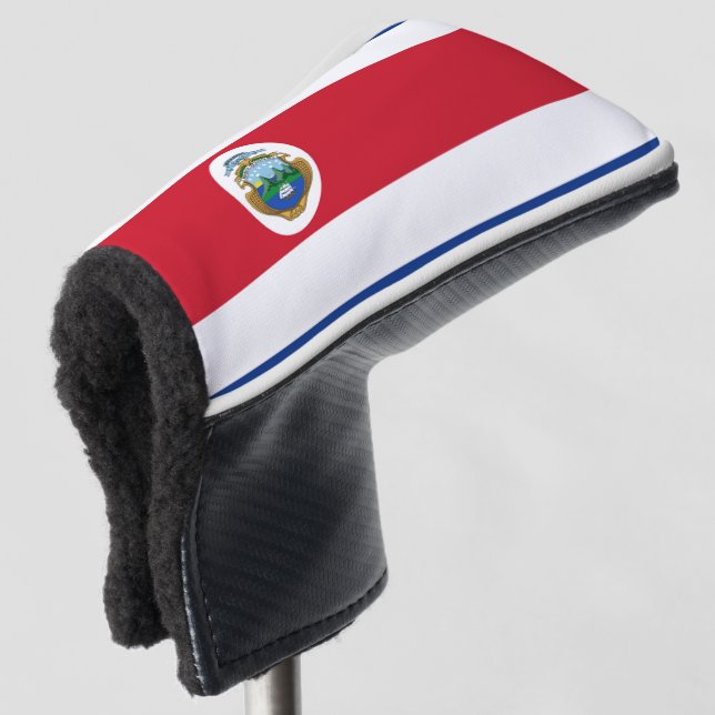 Costa Rica flag Golf Head Cover (3/4 Front)