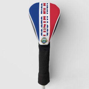 Costa Rica Flag Gorgeous Patriotic Golf Head Cover