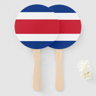 Costa Rica flag Hand Fan