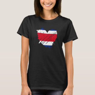 Costa Rica Flag I love It is in my DNA for Costa T-Shirt