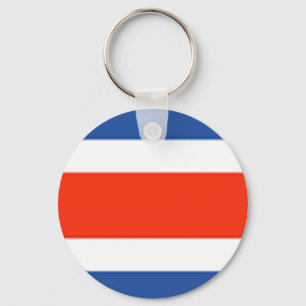 Costa Rica Flag Key Ring