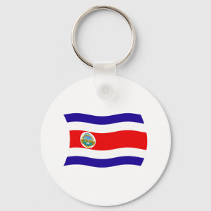 Costa Rica Flag Keychain