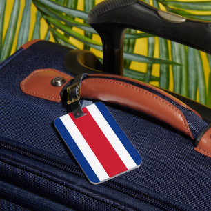 Costa Rica flag Luggage Tag