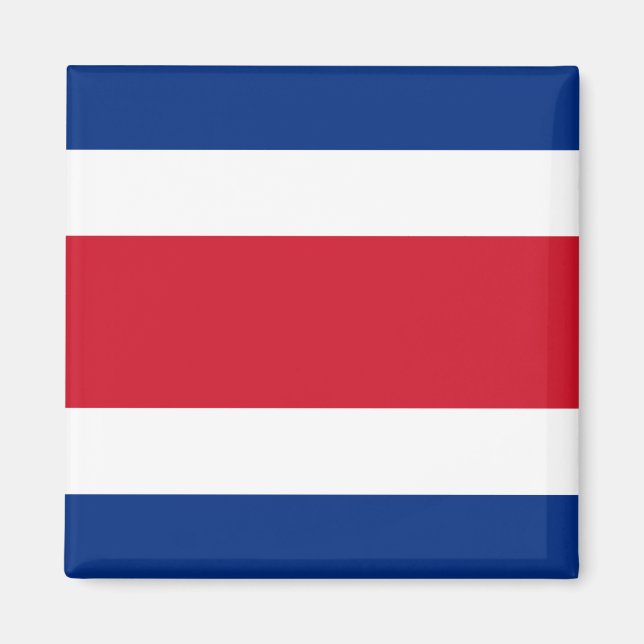 Costa Rica Flag Magnet (Front)