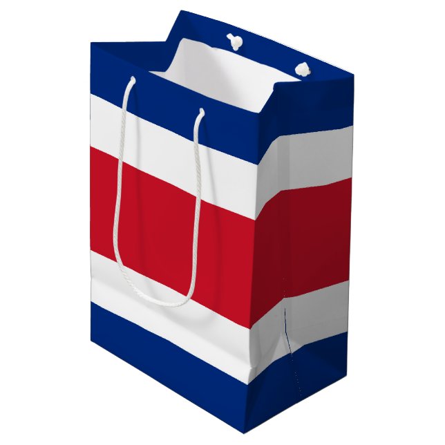Costa Rica flag Medium Gift Bag (Front Angled)