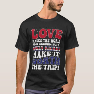 Costa Rica Flag Men & Women Cute Til Costa Ricans T-Shirt