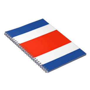 Costa Rica Flag Notebook